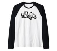 Christian Chosen para Hombres, Mujeres y niños Que aman a Dios Camiseta Manga Raglan