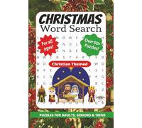 Christian Christmas Word search: Word Searches with Easy to Read Print about Christian, Christmas, Holiday and more | 6x9 inches | 50+ Puzzles... Gifts for Vacations, Holidays, and Free Times