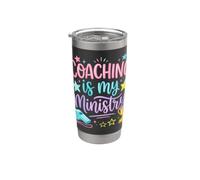 Christian Coach Apreciación Chicas Deportes Mujeres Mi Ministerio Vaso térmico de acero inoxidable de doble pared