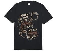 Christian Coffee Faith Cita Humor matutino para creyentes Comfort Colors Adult Heavyweight T-Shirt