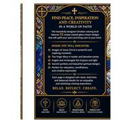 Christian coloring book for adults: stained glass mosaic designs: nspirational Pages of Jesus, Virgin Mary, Angels and Sacred Symbols - Relaxing and Detailed Coloring for Faith and Mindfulness