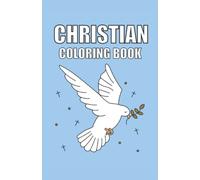 Christian Coloring Book: Libro para colorear Christian 35 páginas, Tamaño 13. 97 x 21. 59 (DIN A5)
