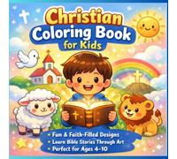 Christian Coloring Books for Kids Ages 4-10, Christian Gifts for Kids And Scripture Art, Christian Books for Kids Coloring Books