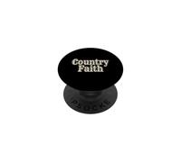 Christian Country Fan Country Fe Evangelio Adoración PopSockets PopGrip Adhesivo