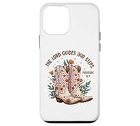 Christian Cowgirl Boots Proverbios 16:9 Verso de la Biblia Western Carcasa para iPhone 12 Mini