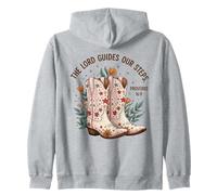Christian Cowgirl Boots Proverbios 16:9 Verso de la Biblia Western Sudadera con Capucha