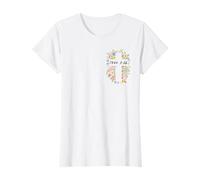 Christian Cross John 3 16 Versículo de la Biblia Niñas y Mujeres Camiseta