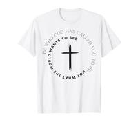 Christian Cross Sé quien Dios te ha Llamado a ser: Kids Family Camiseta