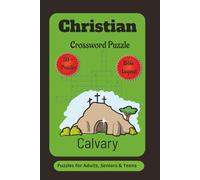 Christian CrossWords Puzzles: Crossword Puzzles with Easy to Read Print about Bible, Disciples and scripture faith, large print and scripture -inspire ... | 50+ Puzzles gifts,vacation and relaxat
