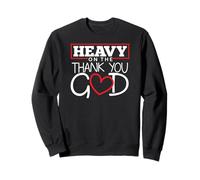 Christian Cute Heavy En El Gracias Dios Sudadera