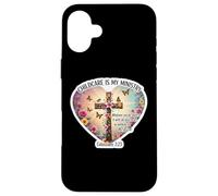 Christian Day Care Caregiver Cuidado de niños es mi Biblia ministerial Carcasa para iPhone 16 Plus