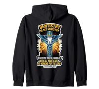 Christian Dentist Dentistry Is My Ministry Jesús Versículo de la Biblia Sudadera con Capucha