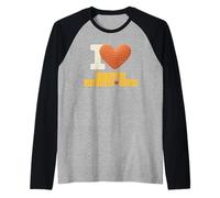 Christian Diciendo Que Amo a Jesús Te Ama Fe Mujeres Hombres Camiseta Manga Raglan