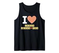 Christian Diciendo Que Amo a Jesús Te Ama Fe Mujeres Hombres Camiseta sin Mangas