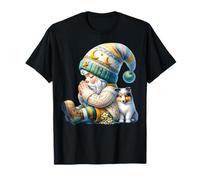 Christian Dog Grandpa Gnome With Praying Hands Cute Sheltie Camiseta