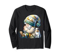 Christian Dog Grandpa Gnome With Praying Hands Cute Sheltie Manga Larga