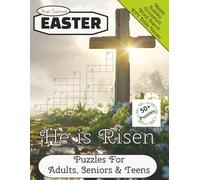 Christian Easter Puzzle Book: Crossword Puzzles with Easy to Read Print about Easter, Bible Verses, Christ Centered and more | 8.5x11 inches, 120 ... … Gift for Vacations, Holidays and Relaxation
