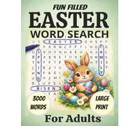 Christian Easter Word Search for Adults and Seniors: Large Print Word Find Puzzle Book with 3000 Hidden Words, 6 Themed Sections and Bible Facts on Every Page