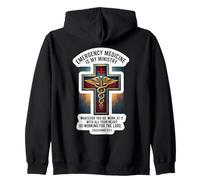 Christian EM Doctor Medicina de Emergencia es mi Biblia Ministerio Sudadera con Capucha
