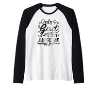 Christian Faith and Love, Harmony and Spiritual Connection Camiseta Manga Raglan