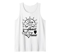 Christian Faith and Love, Harmony and Spiritual Connection Camiseta sin Mangas