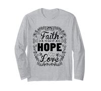 Christian Faith and Love, Harmony and Spiritual Connection Manga Larga