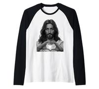 Christian Faith and Love T-Shirt Camiseta Manga Raglan