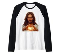 Christian Faith and Love T-Shirt Camiseta Manga Raglan