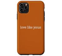 Christian Faith Believe, Love Like Jesus Minimal Design Carcasa para iPhone 11 Pro MAX