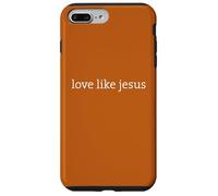 Christian Faith Believe, Love Like Jesus Minimal Design Carcasa para iPhone 7 Plus/8 Plus