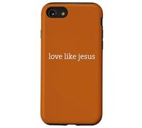 Christian Faith Believe, Love Like Jesus Minimal Design Carcasa para iPhone SE (2020) / 7/8