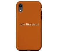 Christian Faith Believe, Love Like Jesus Minimal Design Carcasa para iPhone XR