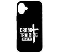 Christian Faith Believe, The Word of God, Cross Training Carcasa para iPhone 16 Plus