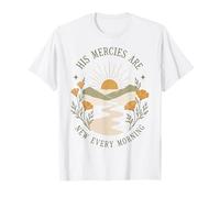 Christian Faith California Poppy Sus misericordias Son Nuevas Camiseta