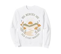Christian Faith California Poppy Sus misericordias Son Nuevas Sudadera