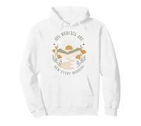 Christian Faith California Poppy Sus misericordias Son Nuevas Sudadera con Capucha