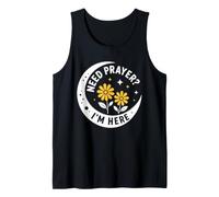 Christian Faith Inspirational Religious Need Prayer I'm Here Camiseta sin Mangas