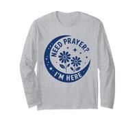 Christian Faith Inspirational Religious Need Prayer I'm Here Manga Larga