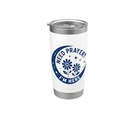 Christian Faith Inspirational Religious Need Prayer I'm Here Vaso térmico de acero inoxidable de doble pared