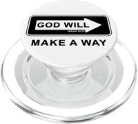 Christian Faith Inspirational Reminder - God Will Make a Way PopSockets PopGrip para MagSafe