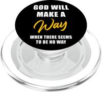 Christian Faith Inspirational Reminder - God Will Make a Way PopSockets PopGrip para MagSafe