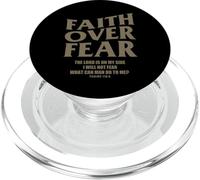 Christian Faith Over Fear Shirt Men Jesus Religious Shirts PopSockets PopGrip para MagSafe