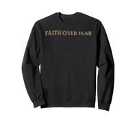 Christian Faith Over Fear Shirt Men Jesus Religious Shirts Sudadera
