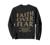 Christian Faith Over Fear Shirt Men Jesus Religious Shirts Sudadera