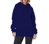 Christian Faith Over Fear - Sudaderas con capucha para mujer, con forro polar, diseño de Jesús y el país, Jesús salva Y2K con capucha y cordón gráfico de letras, azul marino, S