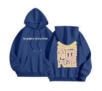 Christian Faith Over Fear - Sudaderas con capucha para mujer, diseño gráfico de Jesús, suéteres religiosos, holgados, para verano, playa, casual, otoño, mujer, God Trust In The Lord Plain Workou, azul