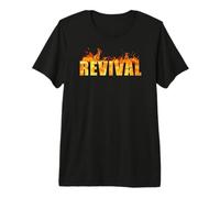 Christian Faith Revival Fire - Born-Again Believer Graphic Camiseta Premium