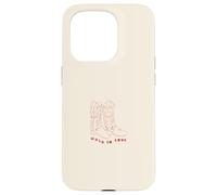 Christian Faith Walk In Love Botas vaqueras occidentales Carcasa para iPhone 15 Pro