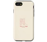 Christian Faith Walk In Love Botas vaqueras occidentales Carcasa para iPhone SE (2020) / 7 / 8