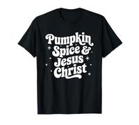 Christian Fall Pumpkin Spice & Jesucristo Chica Religiosa Camiseta